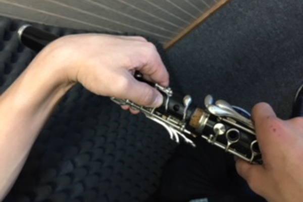 clarinet maintenance 4 assemble upper and lower tubes