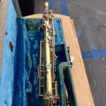 Conn 6M alto sax from behind