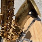 King Zephyr Tenor sax etching