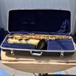 King Zephyr alto sax in hardshell case