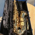 Keilwerth alto saxophone inside plush case