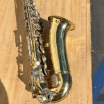 Reverse view of Conn Shooting Star saxophone keys