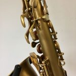 Vito Special alto saxophone closeup of patina